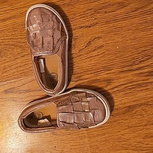 Size 8 rose gold sneakers